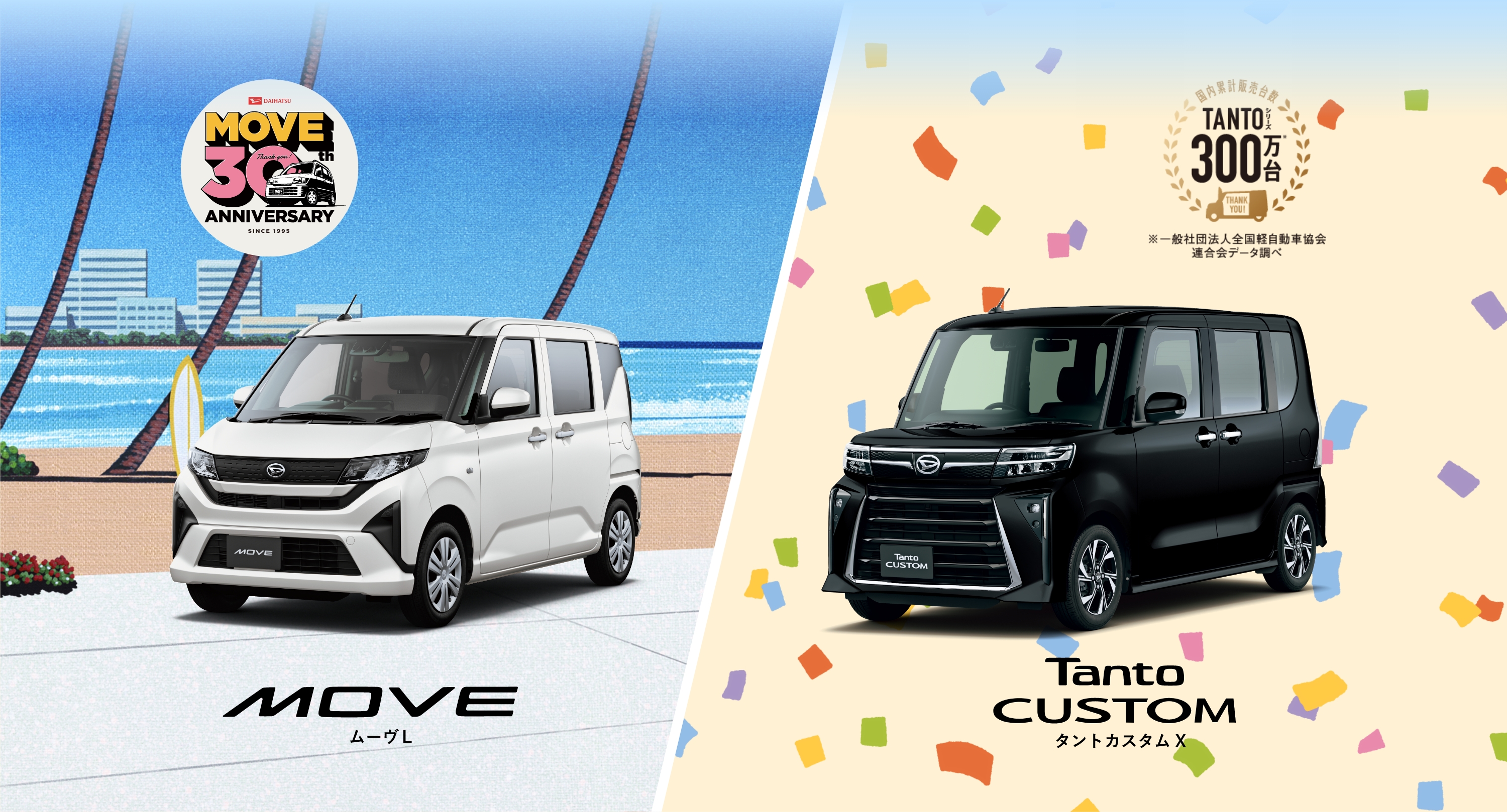 MOVE 30th ANNIVERSARY ／ TANTOシリーズ 300万台 Thank you